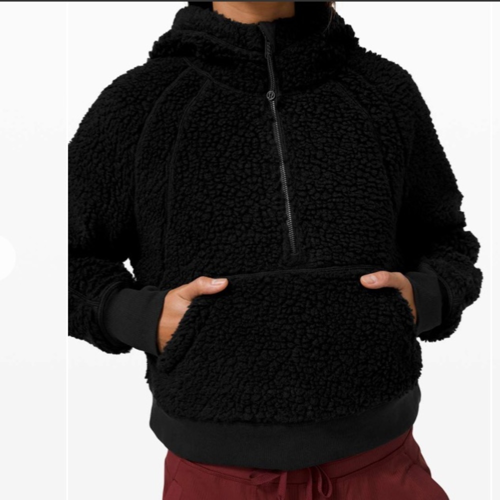 Lululemon Sherpa Cropped Hoodie